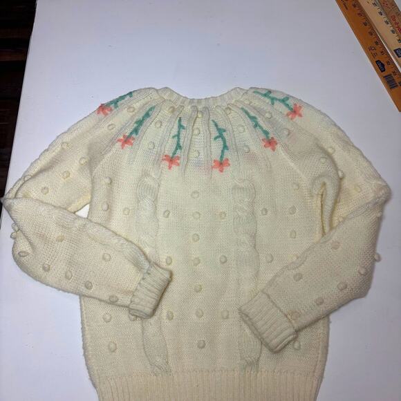 Vintage70's Star Ferry Betsy Johnson Michael Milea Collab L sweater Faiycore - Picture 3 of 9
